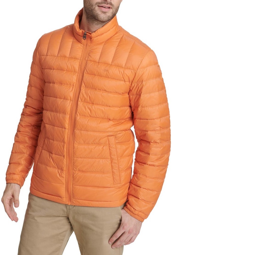 Dockers® Dockers Quilted Puffer Jacket In Orange Color- New With Tag- Reemoly